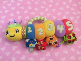 Leap Frog Baby Counting Pal Numbers Colors Music Plush Learning Caterpillar