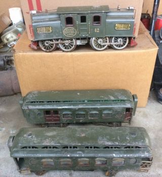 Lionel York Central Lines 42 0 - 4 - 4 - 0 Set Pre War Locomotive Set