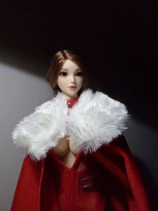 Custom Diy For 12 " Phicen Tbleague Toy Male & Female Figure 1/6 Scale Red Cape