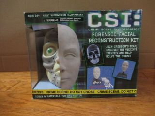 Csi Crime Scene Investigation Forensic Facial Reconstruction Kit