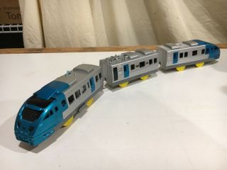 Tomy High Speed Bullet Trains Blue/silver - Thomas And Friends Trackmaster