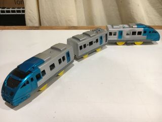 TOMY High Speed Bullet Trains Blue/Silver - Thomas and Friends Trackmaster 3