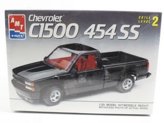 Chevrolet Chevy C1500 454 Ss Truck Amt Ertl 1:25 6032 Model Kit Box