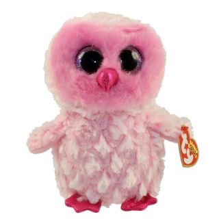 Ty Beanie Boos 9 " Medium Twiggy The Owl Stuffed Animal Plush Mwmt 