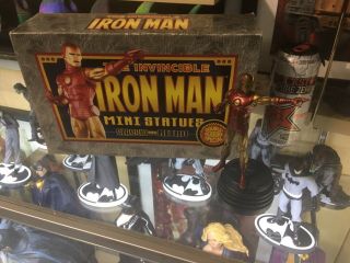 Iron Man Retro Mini Statue BOWEN DESIGNS Limited Edition - 1 Of 2 Only 2