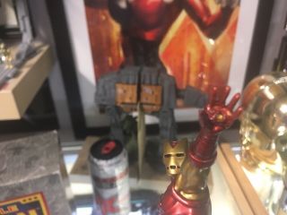 Iron Man Retro Mini Statue BOWEN DESIGNS Limited Edition - 1 Of 2 Only 5