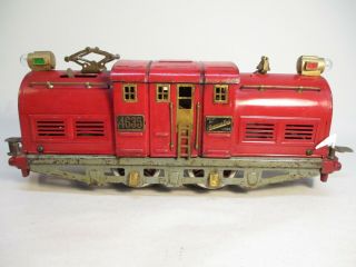 American Flyer 4635 Electric Loco Red Center Cab Standard Gauge X1051