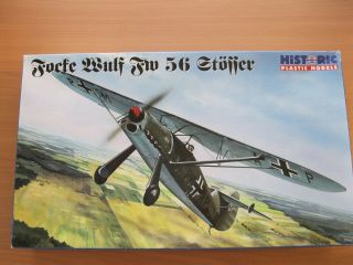 Historic Models 1/48 Focke Wulf Fw 56 Stoffer 48 - 011 Plastic Model Kit