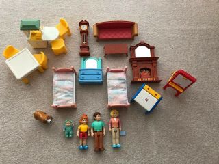 Little Tikes Dollhouse Furniture And Figures.