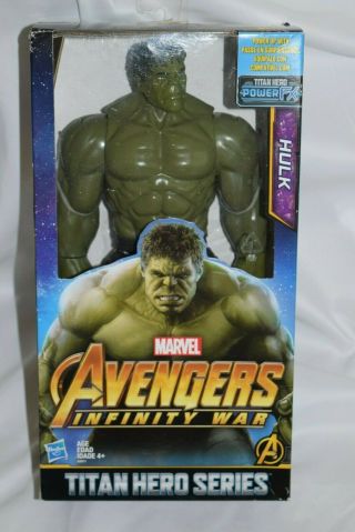 Nib Marvel Avengers Infinity War The Hulk Titan Hero Series 12 " Power Fx Port