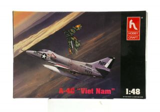 6 Off Assorted 1/48 Scale Plastic Model Modern Aircraft Kits