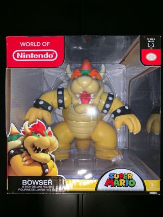 World Of Nintendo Mario 6 - Inch Bowser Figure - Nib