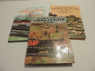 Greenberg Set Of 3 Books On American Flyer.  Complete Set