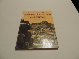 Greenberg set of 3 books on American Flyer.  Complete set 4