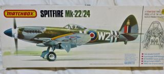 Spitfire Mk - 22/24 - Raf/egyptian - Matchbox - 1/32 Scale - Rare