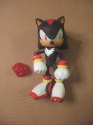 Sonic X Shadow Action Figure With Chaos Emeralds Toy Island Sonic The Hedgehog