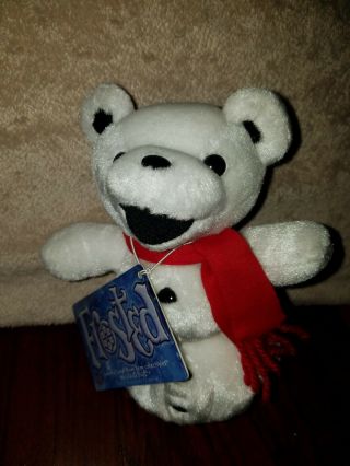 Grateful Dead Bean Bear Frosted Holiday Edition Nwt Smoke Home