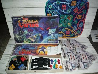 Milton Bradley 1992 Omega Virus Electronic Talking Board Game