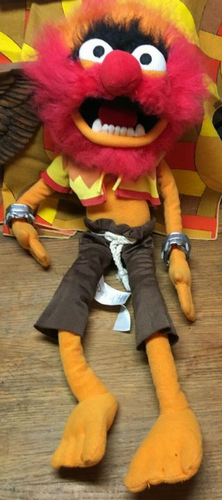 Disney Store Exclusive Animal Muppets Drummer 18 " Stuffed Plush Figure Toy
