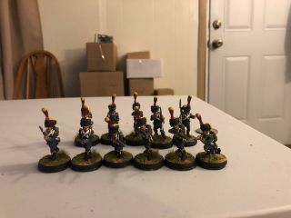 28mm Napoleonic French 17th Legere Infantry,  Professionally Painted Miniatures