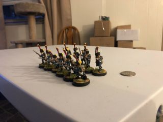 28mm Napoleonic French 17th Legere Infantry,  Professionally Painted Miniatures 2