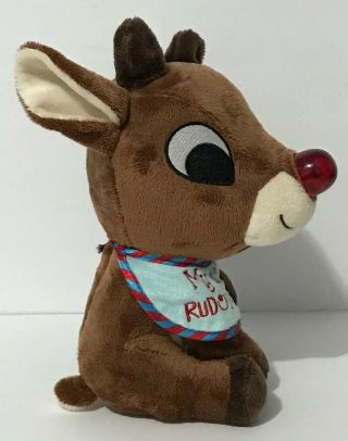 Dan Dee Dandee My First Rudolph The Red Nosed Reindeer Light Up Nose Music Plush 5