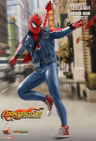 Hot Toys 1/6 VGM32 – Marvel ' s Spider - Man – Spider - Man (Spider - Punk Suit) 2