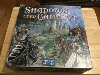 Shadows Over Camelot Board Game - Days Of Wonder - Rare & Complete.  Near
