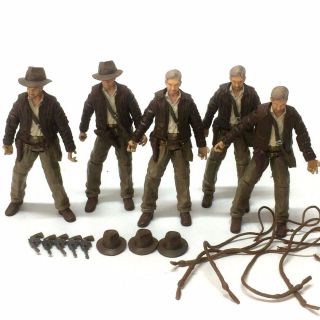 Lot5pcs Indiana Jones 2007 Raiders Of Lost Ark 3.  75  Collect Figure & Accessory
