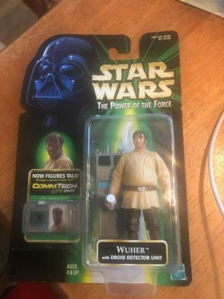 1999 Star Wars Power Of The Force Wuher Fan Club Exclusive Action Figure