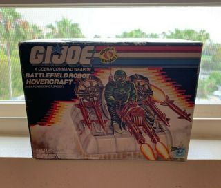 G.  I.  Joe Vintage Hasbro 1988 Battlefield Robot Hovercraft - Cobra Command Misb