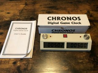 Touch II Chronos Clock Chess White - Chronos Chess Clock - Legendary clock 4