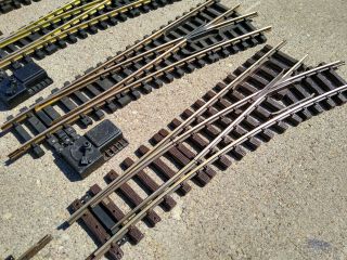 11 - 1/2 LGB & Aristo Craft G Scale Switches Left & Right R3 22.  5° 1605 1615 6