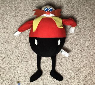 Dr.  Eggman 14 " Stuffed Plush - Great Eastern - Sonic The Hedgehog Character