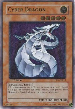 Ultimate Rare - Cyber Dragon - Crv - Fr015 1st Edition (french) Near 5zk
