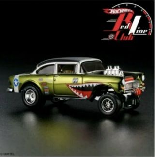 2019 Hot Wheels Rlc Exclusive Flying Tigers 55 Chevy Bel Air Gasser 6589