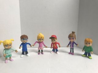2016 Mattel Alvin And The Chipmunks Chipettes 6 Figures