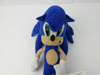 Sonic X the Hedgehog 12” With Tags Sega Plush Toy Network Plush Blue Hedgehog 7