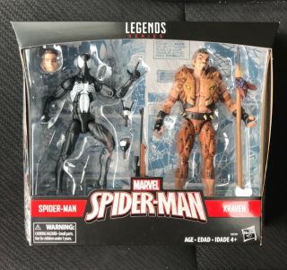 Marvel Legends Target Exclusive Symbiote Spider - Man & Kraven 2pk Action Figures