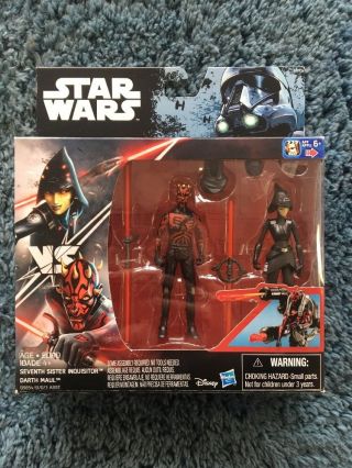 Star Wars Rebels Seventh Sister Inquisitor And Darth Maul Action Figures Hasbro