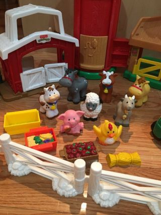 Fisher Price Little People Happy Sounds Home & Animal Sounds Farm, 5