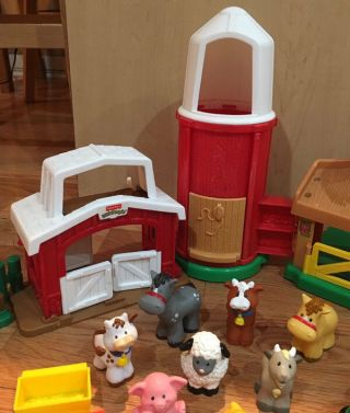 Fisher Price Little People Happy Sounds Home & Animal Sounds Farm, 8