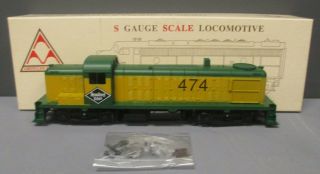 American Models S Scale Reading Rs - 3 Diesel Locomotive 474 Ln/box