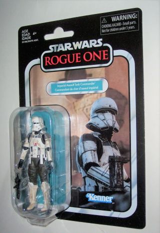 Star Wars 3.  75 Vintage 2019 Imperial Assault Tank Commander Rogue One Vc148