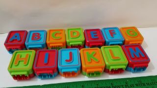 Vtech Sit - To - Stand Alphabet Train 13 Pc Dual Side Set Letter Blocks Replacement