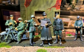 1/35 Scale Ww2 Diorama German Wehrmacht Western Front