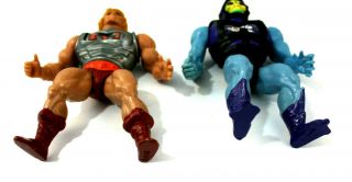 MOTU 1983 Battle Damage He - Man and Skeletor Masters of the Universe Mattel 4