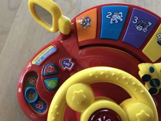 VTech Learn and Discover Driver Toy Plays Music Talks Car Sounds Animal Sounds 4