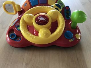 VTech Learn and Discover Driver Toy Plays Music Talks Car Sounds Animal Sounds 5