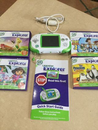 Leapfrog - Leapster Explorer With 5 Games